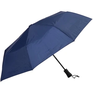 Navy - Automatic Open/close Folding 42" Umbrella With Black Metal Shaft
