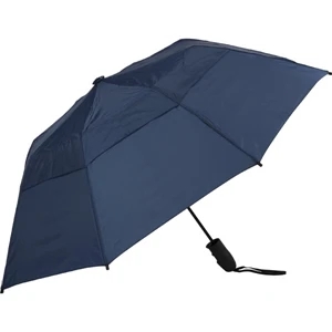 Urbanite (tm) - Navy - Automatic Open 44" Wind Vented Folding Umbrella