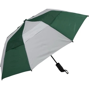 Urbanite (tm) - Pine-white - Automatic Open 44" Wind Vented Folding Umbrella