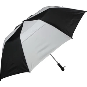 The Professional 345 (tm) - Black-white - Folding Golf Umbrella, Folds To 22"