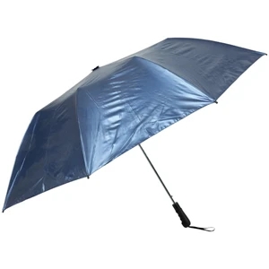 Sky (tm) - Navy - Reflective Stock Umbrella Blocks 99.9% Of Harmful Uva And Uvb Rays
