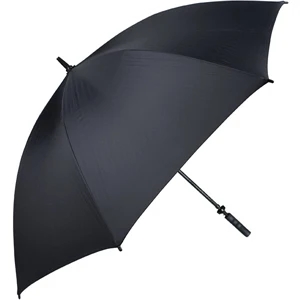 Pro-line (tm) - Black - Single Canopy Golf Umbrella With Black Braided Fiberglass Shaft, 62"