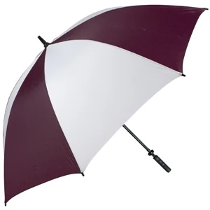 Pro-line (tm) - Wine-white - Single Canopy Golf Umbrella With Black Braided Fiberglass Shaft, 62"