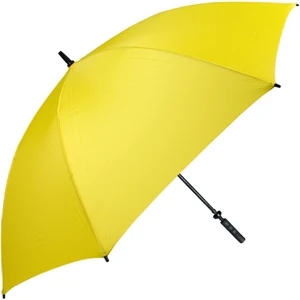 Pro-line (tm) - Yellow - Single Canopy Golf Umbrella With Black Braided Fiberglass Shaft, 62"