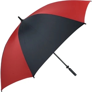 Pro-line (tm) - Red-black - Single Canopy Golf Umbrella With Black Braided Fiberglass Shaft, 62"