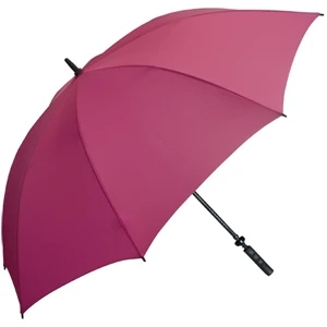 Pro-line (tm) - Hot Pink - Single Canopy Golf Umbrella With Black Braided Fiberglass Shaft, 62"