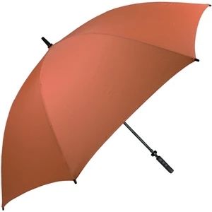 Pro-line (tm) - Burnt Orange - Single Canopy Golf Umbrella With Black Braided Fiberglass Shaft, 62"