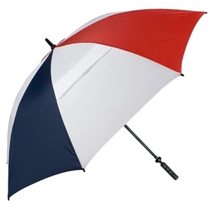 Hurricane 345 (r) Tour Plus - Red-white-navy - Golf Umbrella With A 62" Arc And Wind-vents