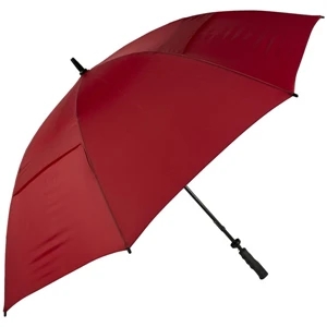 Hurricane 345 (r) Tour Plus - Crimson - Golf Umbrella With A 62" Arc And Wind-vents