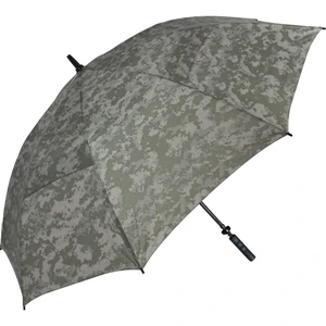 Digital Camouflage Specialty Umbrella With Wind-venting Technology, 62" Arc