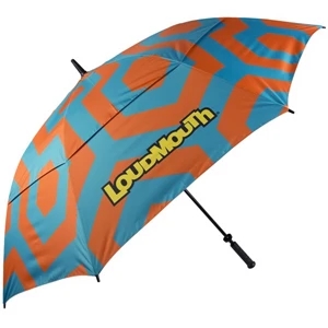 Loudmouth Golf (r) South Beach - Golf Umbrella, Double Canopy, Wind-vented, Automatic Opening