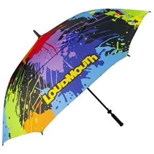 Loudmouth Golf (r) Paint Balls - Golf Umbrella, Double Canopy, Wind-vented, Automatic Opening