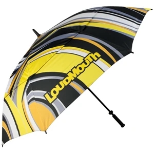 Loudmouth Golf (r) Swirls Gone Wild - Golf Umbrella, Double Canopy, Wind-vented, Automatic Opening
