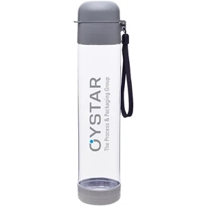 H2go (r) Hybrid - Storm Gray - 25 Oz Single Wall (bpa Free) Eastman Tritan (tm) Copolyester Bottle With Strap