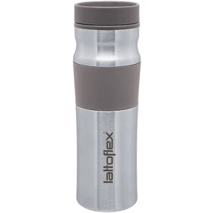 Milo - Storm Gray - 16 Oz Double Wall Stainless Steel Tumbler With Plastic Liner, Foam Insulated