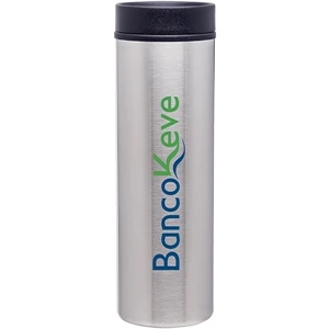 Montara - Stainless - 16 Oz Double Wall Stainless Steel Tumbler With Plastic Liner, Foam Insulated