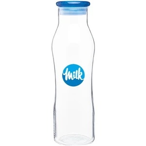 H2go (r) Vue - Aqua - 20 Oz Single Wall Glass Beverage Vessel With Eastman Tritan (tm) Lid