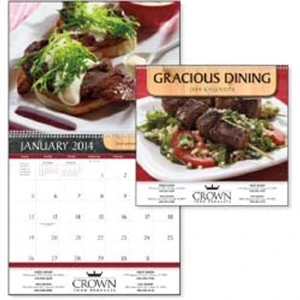Gracious Dining - Mouth-watering Foods Are Pictured Each Month In This 2015 Calendar