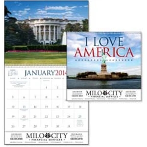 I Love America - 2015 Calendar With Beautiful Images And Inspirational Quotes From Notable Americans