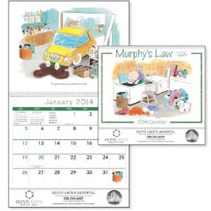 Murphy's Law - 2015 Calendar With Cartoon Art Portraying Murphy's Law Moments