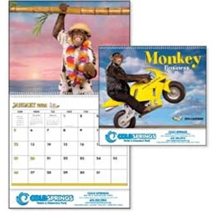 Monkey Business - 2015 Calendar. There Are Laughs A Plenty When Monkeys Go Bananas!