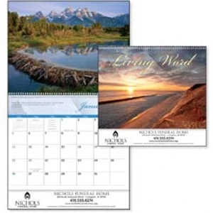 Living Word - 2015 Calendar Pairs Bible Verses With Calming Scenic Images