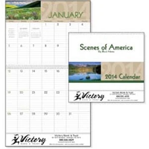 Scenes Of America - 2015 Big Block Memo Calendar With Scenes From America