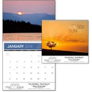 Sunrise Sunset - 2015 Calendar With Beautiful Photographs Of Colorful Sunrises And Sunsets