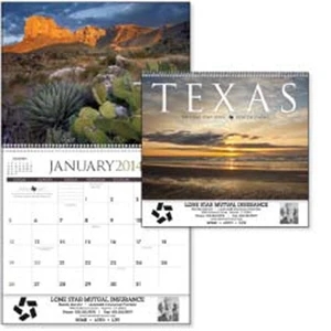 Enjoy The Diverse Landscapes Of Texas All Year Long In This 2015 Calendar