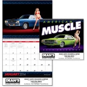 American Muscle - 2015 Calendar Features Pristine Muscle Cars Along With Beautiful Women