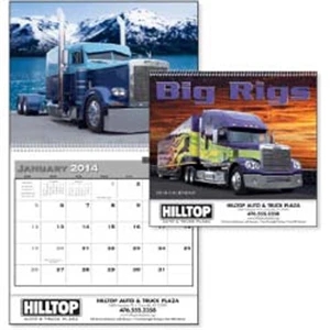 Big Rigs - Incredible Custom Big Rigs Ready For The Open Road Every Month In A 2015 Calendar