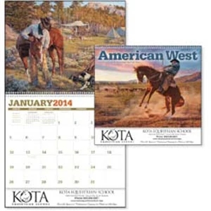 American West - Saddle Up With Cowboys On A 12-month Ride Through Artwork In This 2015 Calendar