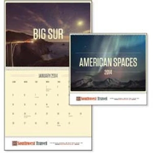 American Spaces - 2015 Calendar With A Unique Twist On The Many Scenes Across America
