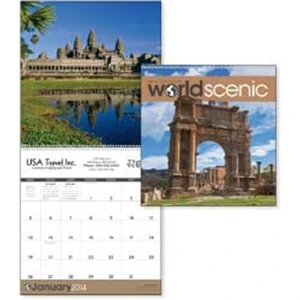 World Scenic - 2015 Calendar With Brilliant Photographs Of Various World Locations