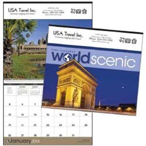 World Scenic - Executive 2015 Calendar Brings Popular World Locations Together With Photos & Facts