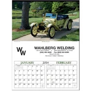 Antique Cars - Executive, Six Sheet 2015 Calendar With Photographs Of Antique Cars
