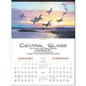 North American Watefowl - 2015 Calendar With Dramatic Wildlife Paintings