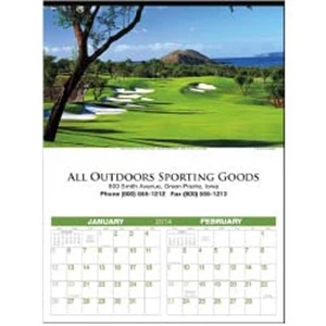 Executive Golf - 2015 Calendar That Features Scenic Photos Of Golf Courses Across The United States