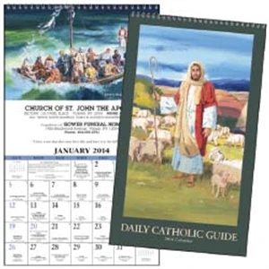 Daily Catholic Guide - 2015 Calendar Has Wide Appeal By Combining Inspiring Art And Catholic Information