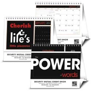 The Power Of Words - Inspirational Quotes Speak For Themselves On This Unique 2015 Motivational Calendar