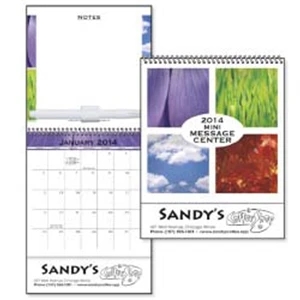 Mini Message Center With 2015 Calendar And Handy Write-on/wipe-off Message Board