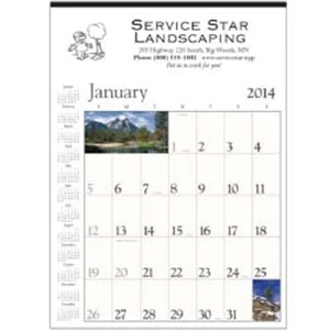 2015 White Scenic Contractor. Shows Off The Vibrant Colored Photographs Of Nature