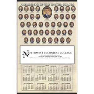 Presidents Hanger - With Photos Of Past Presidents, This 2015 Historical Hanger Calendar Is A Keepsake