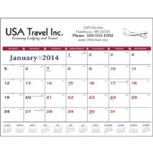 Display Your Logo Or Message With Pride On This Flag Desk Pad 2015 Calendar