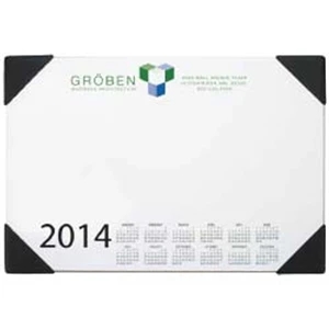 Nuvo (tm) - 2015 Desk Calendar With 2 Months Per Sheet And Span A Year Along Bottom