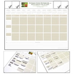 Nuvo (tm) - Adhesive Note Desk Pad 2015 Calendar. Use For Daily, Team Or Project Scheduling
