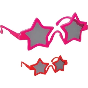 Star - Adorable Novelty Sunglasses For Children In Assorted Colors Only. Blank