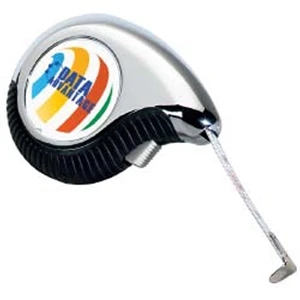 Ergonomic Teardrop Tape Measure With 10' X 3/8" Metric/inch Metal Tape Blade
