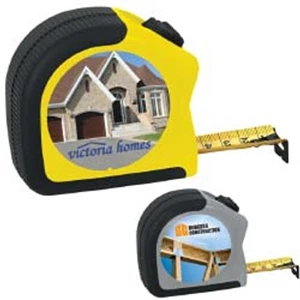 Gripper (tm) - Tape Measure With 25' X 1" Metric/inch Metal Tape Blade With Belt Clip