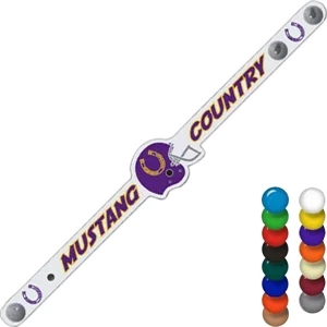Full Color On White Item - Football Helmet - Full Color Spirt Wristband